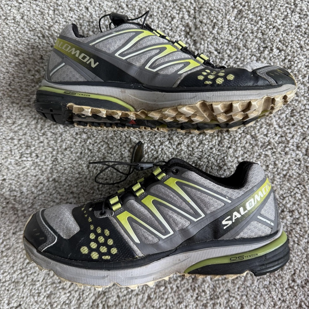 Salomon XR Crossmax Shoes Womens Size 7 Gray Black Trail Running Sneakers 119530